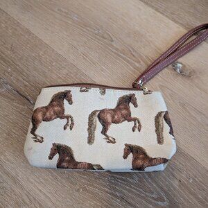 Signare Horse Clutch Purse